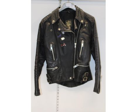 A vintage leather jacket 36 inch chest 