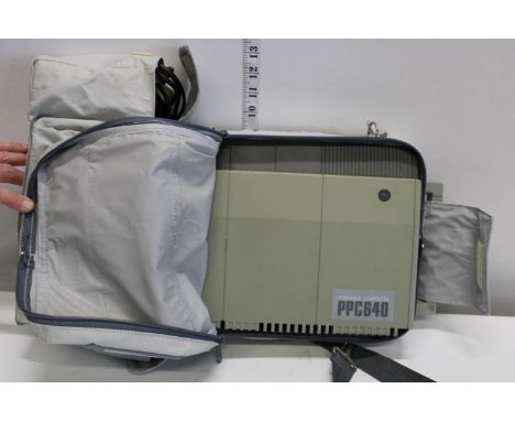 A vintage portable Amstrad computer PPC640 (un tested) 