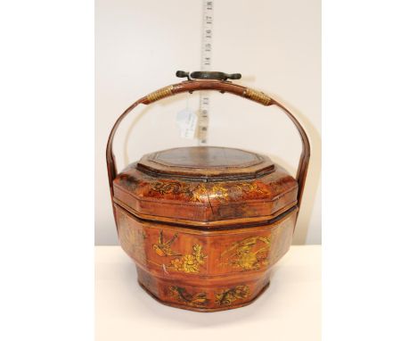 A vintage Chinese wedding basket 
