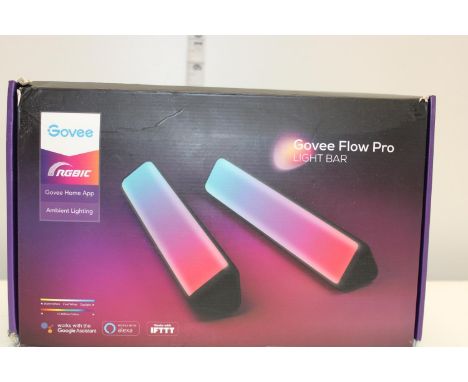 A boxed Govee flow pro light bar 