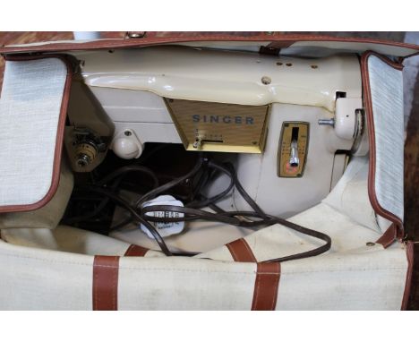 A vintage Singer electric sewing machine collection only 