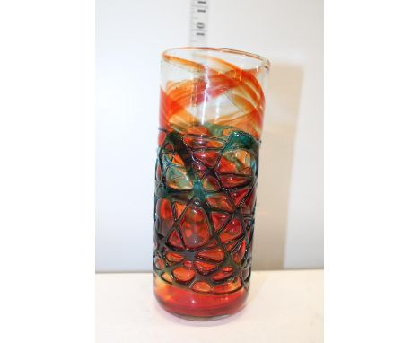 A vintage Medina glass vase 