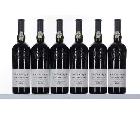 Taylors, Vintage Port, 2000 ( 6 OWC)Provenance: from an Edinburgh home cellar