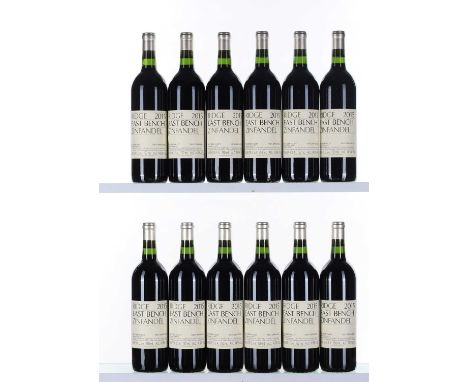 Ridge Vineyards, East Bench, Zinfandel, 2015 (12)
IN BOND - this lot is sold In Bond, please refer to 'Important Information'