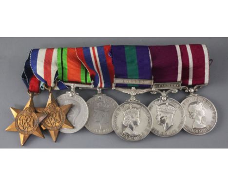 A WW2 group of seven Awarded to Warrant Office 2nd Class W. Brown, Royal Army Pay Corps, comprising 1939/45 star, the France 