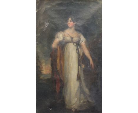 Albert de Belleroche (1864-1944) after Reynoldsoil on canvasPortrait of the Duchess of Cleveland21.5 x 13in.