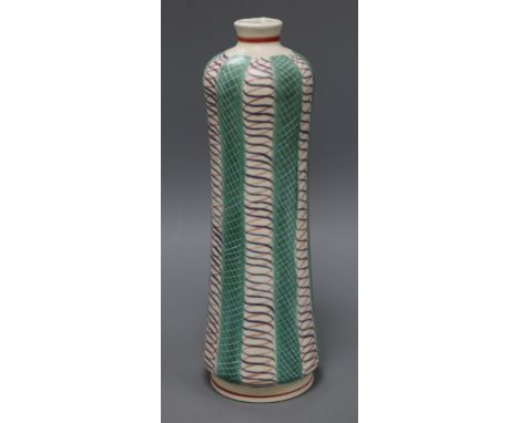 A Poole pottery vase height 32cm