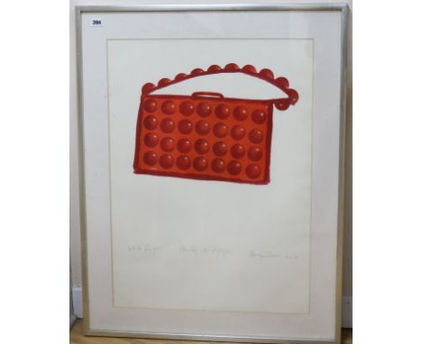 Harvey Daniels, artist proof print, "Handbag with highlights" signed and dated 1968, 74 x 54cm