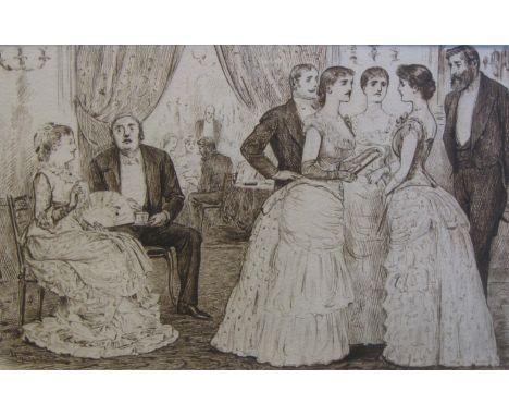 GEORGE DU MAURIER (1834-1896)'The Anglo-Saxon Complexion - Fran Von Schaneiligrath -  'ach Himmel! Mister Chones! Vat (sic) b
