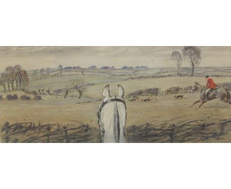 SNAFFLES (CHARLES JOHNSON PAYNE, 1884-1967)The Finest View in Europehand coloured print, pencil signed, with snaffle bit blin
