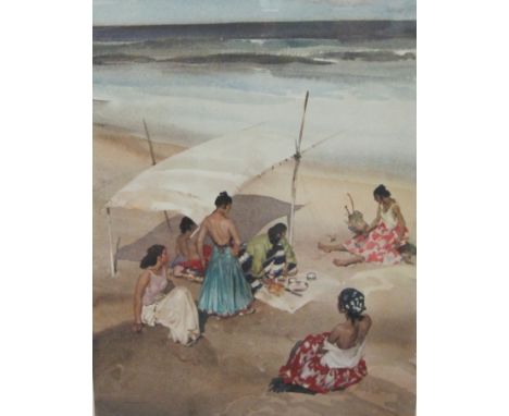 SIR WILLIAM RUSSELL FLINT, PRA (1880-1969)Gitanas a la Galerapencil signed in margin (lower right)published by Frost and Reed