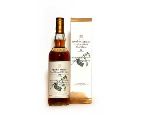 Macallan, Speaker Martins Single Highland Malt Whisky, 10 Years Old, early 2000s bottling, 40% vol., 700ml, one bottle (boxed