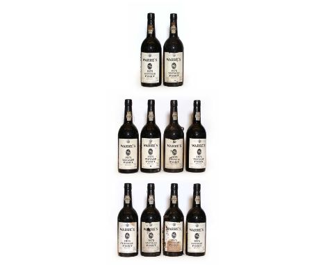 Warres, Vintage Port, 1975, ten bottlesCondition report: Seven LN Three BN