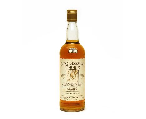 Ardbeg, Connoisseurs Choice, Single Islay Malt Scotch Whisky, 1974, bottled 1995, selected and bottled by Gordon &amp; MacPha