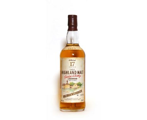 Linkwood, Limited Edition Single Highland Malt Scotch Whisky, 17 Year old, Distilled Prior to 1973, St Michaels bottling, 40%