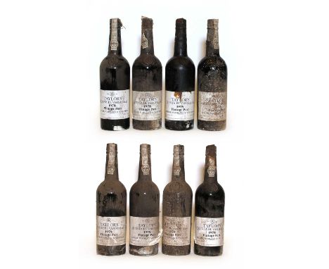Taylors, Quinta de Vargellas, Vintage Port, 1978, eight bottlesCondition report: Two TS/BN Three BN, one with capsule damage.