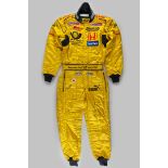 Takuma Sato B & H Jordon race suit, by Sparco,