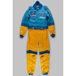 Jenson Button Renault autographed race suit, by Alpinestars&nbsp;