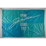 Rare Jordan Grand Prix factory flag.