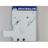 A 2002 Renault B202 rear wing endplate