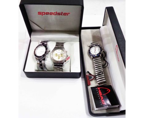 A boxed Speedster Premier gentleman's sports watch - sold with a boxed Euro sports chronograph and a boxed Head sports watch 