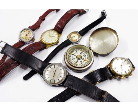 Various vintage mainly mechanical wristwatches including Sekonda, Sigma and Avia - various condition - sold with a silver pla