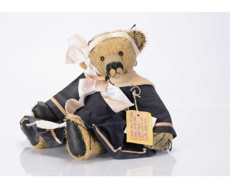 A Bears of Grace, 'Old Timer from The Out of the Attic Collection', artist teddy bear, designed by Jo Vernalls, with aged blo