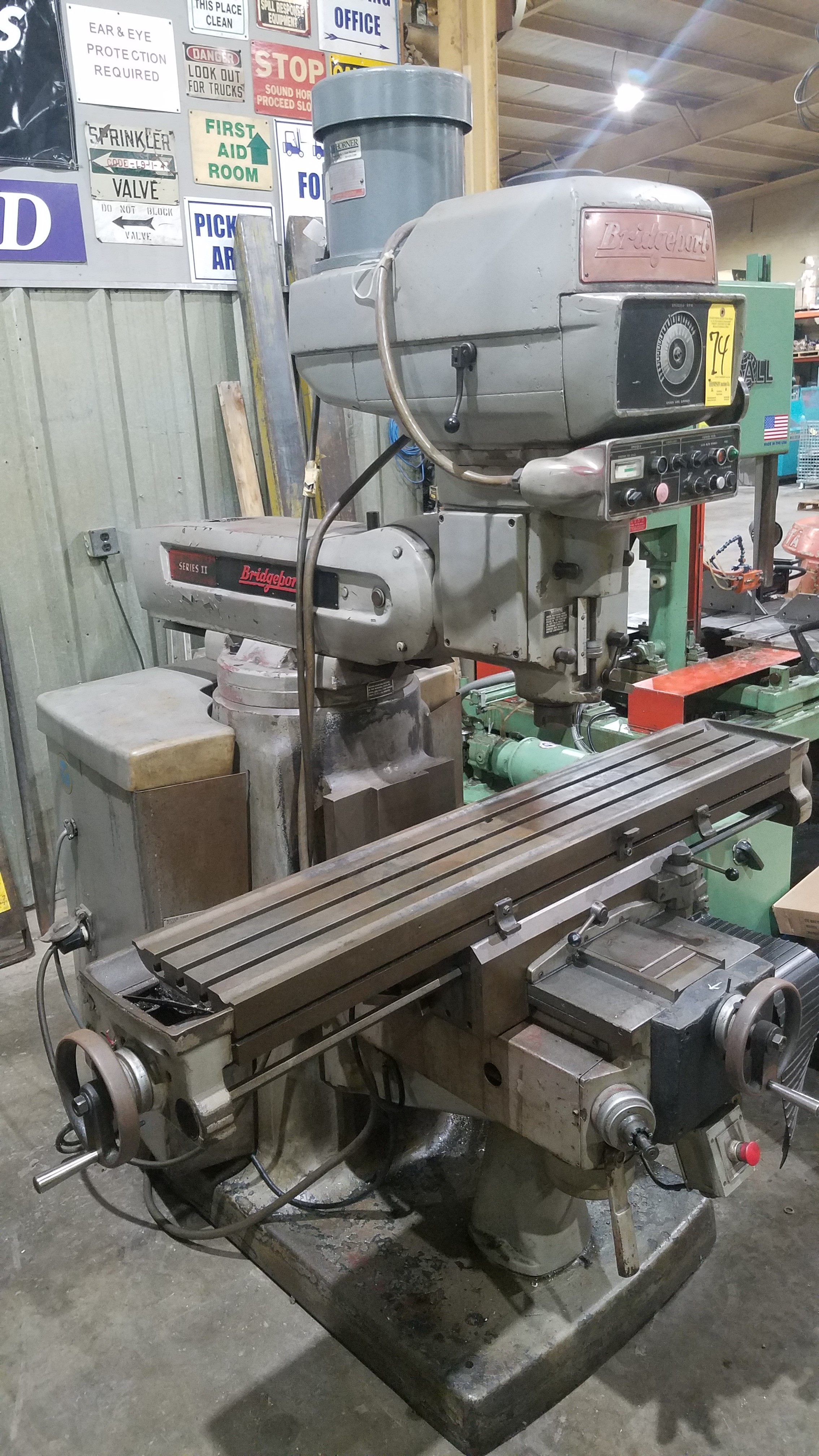 Bridgeport Series 2, 4 HP Vertical Mill, s/n 957, 40 Taper Quick Change Spindle, 11 In. X 58 In.