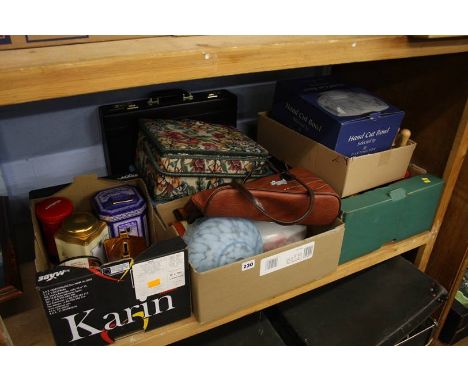 Shelf of assorted