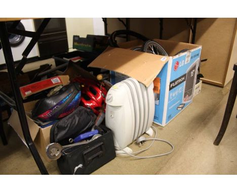 Assorted tools, wheels etc.