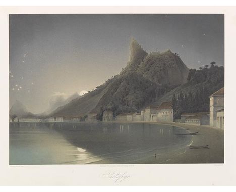 Adalbert Prinz von Preussen     Auf dem Rio Xingu Skizzen zu dem Tagebuche 1842-1843. Tafelband. (Berlin, Decker 1847).  - Ta