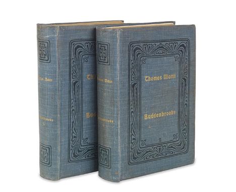 Thomas Mann     Buddenbrooks Buddenbrooks. Verfall einer Familie. Roman. 2 Bände. Berlin, S. Fischer 1901.  - Erstausgabe  - 