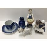 A collection of Royal Copenhagen wares t