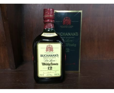 BUCHANNAN'S AGED 12 YEARS Blended Scotch Whisky 750ml, 43% volume, in carton.