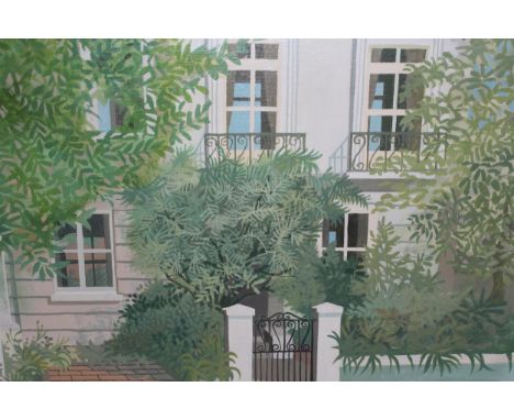 Almarie Carpreau, oil on canvas, architectural study, signed, 46cms x 61cms, framed 