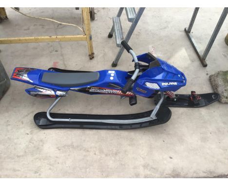 AN OUTER EDGE POLARIS SNOW MOTO KIDS RACER SLED 