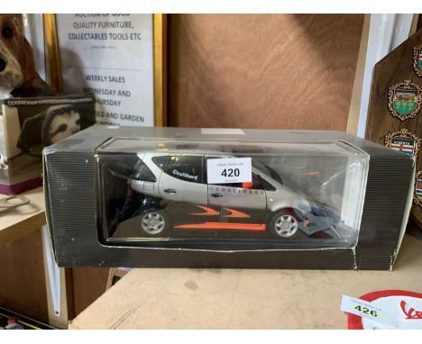 A BOXED MERCEDES BENZ A - CLASS (FORMULA 1 DESIGN) SCALE DIE CAST MODEL CAR 