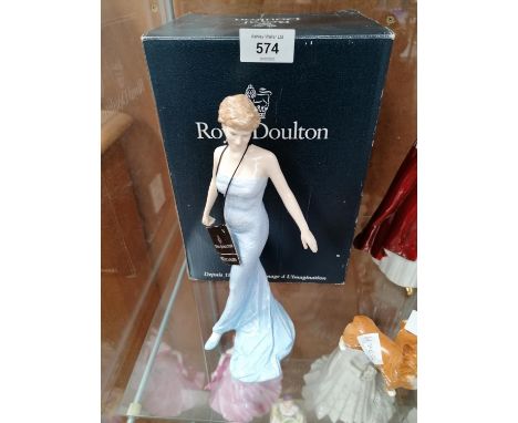 A BOXED ROYAL DOULTON DIANA PRINCESS OF WALES CERAMIC FIGURE 