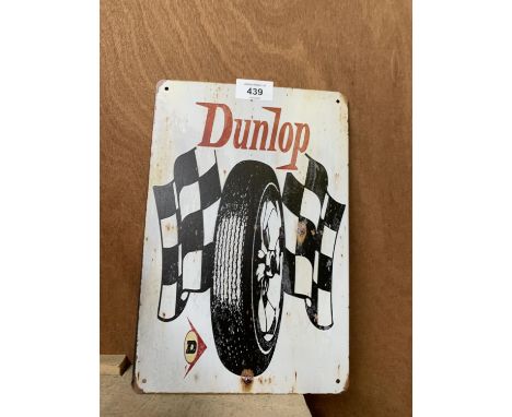 A 'DUNLOP' VINTAGE STYLE METAL SIGN 