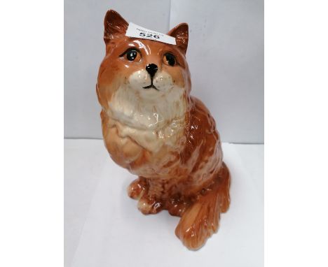 A BESWICK CERAMIC TABBY CAT MODEL, NO. 1867 