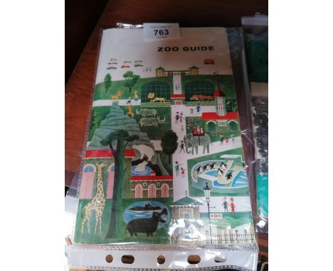 A 1958 LONDON ZOO GUIDE BOOK 