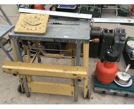 A SCHEPPACH PRIMA TKU SAW BENCH IN WORKING ORDER 