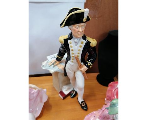 A ROYAL DOULTON CERAMIC CHARACTER FIGURE - 'THE CAPTAIN' HN 2260 