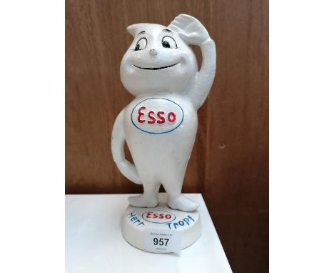 A CAST METAL ESSO 'MR DRIP' MONEYBOX FIGURE 