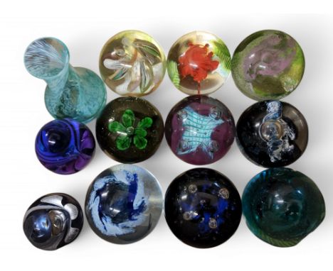 Caithness and other paperweights, some marked CIIG; ;&nbsp; etc (12)