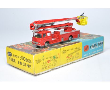 Corgi No. 1127 Simon Snorkel Fire Engine. Displays generally good to very good in good original box. 
