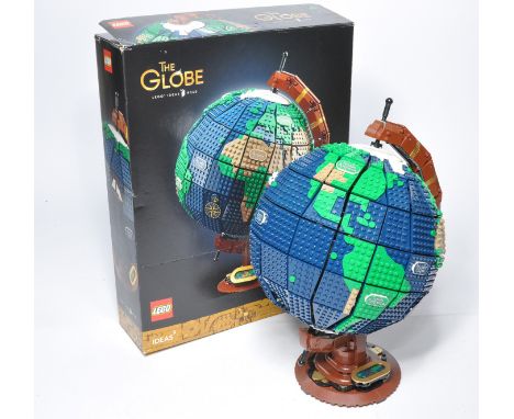 Lego Ideas Set comprising 21332 The Globe, set has been assembled, appears complete with instructions and original good  box.