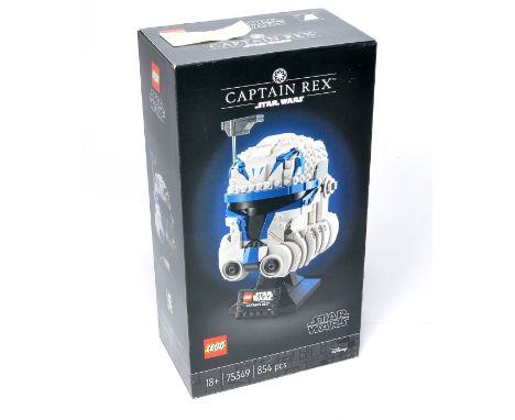 Lego Star Wars Set comprising 75349 Captain Rex Helmet, set has been used but complete with instructions. In original very go