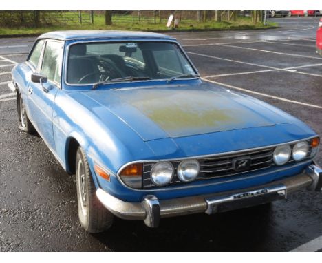 Triumph Stag for renovation. Being sold on behalf of Mendip District Council. Please note; the vehicle has no paperwork or ke