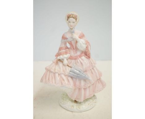 Royal Worcester The Victoria &amp; Albert museum, Walking-outdresses of the 19th century 1855 The Crinoline limited edition f